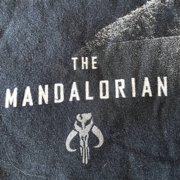 Star Wars T Shirt The Mandelorian Mens 2XL Pre-Owned Gray - Picture 8 of 9